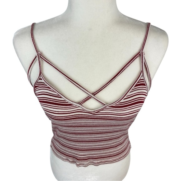 Charlotte Russe Red Striped Tank Size XS - Picture 2 of 6